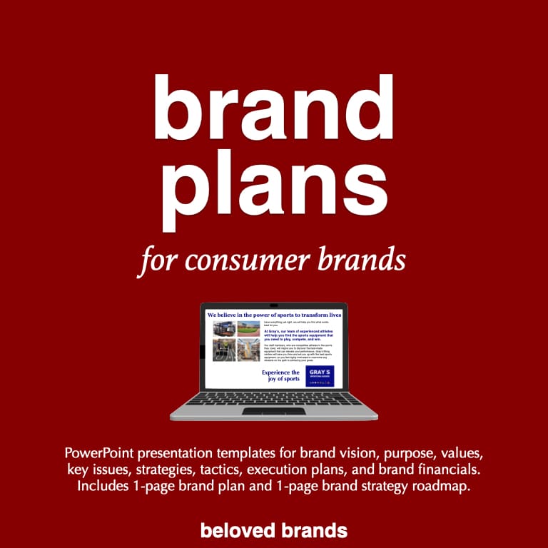 brand plans for consumer brands, brand positioning for consumer brands, business reviews for consumer brands, brand toolkit for consumer brands
