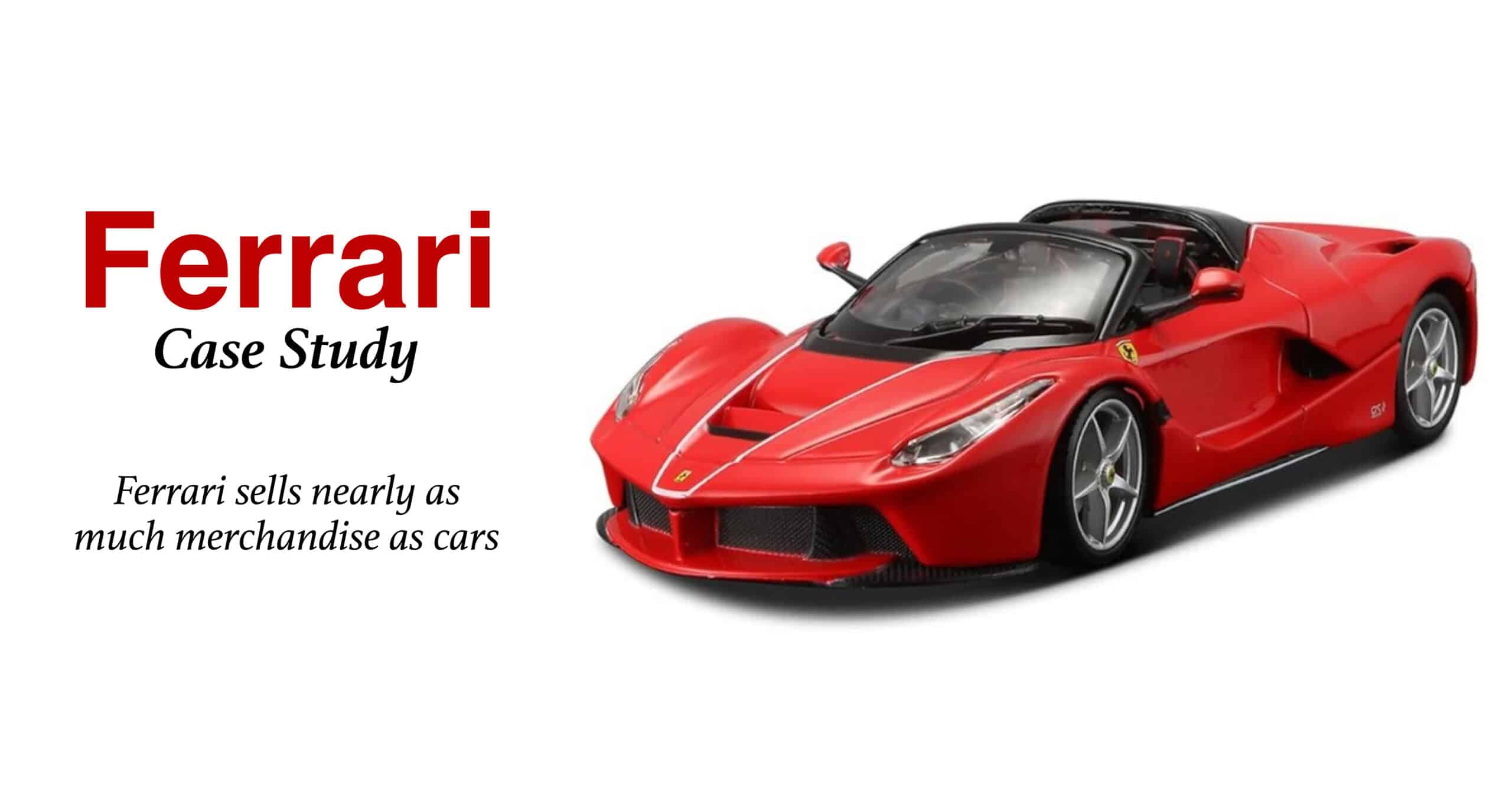 Ferrari case study for the Ferrari brand strategy