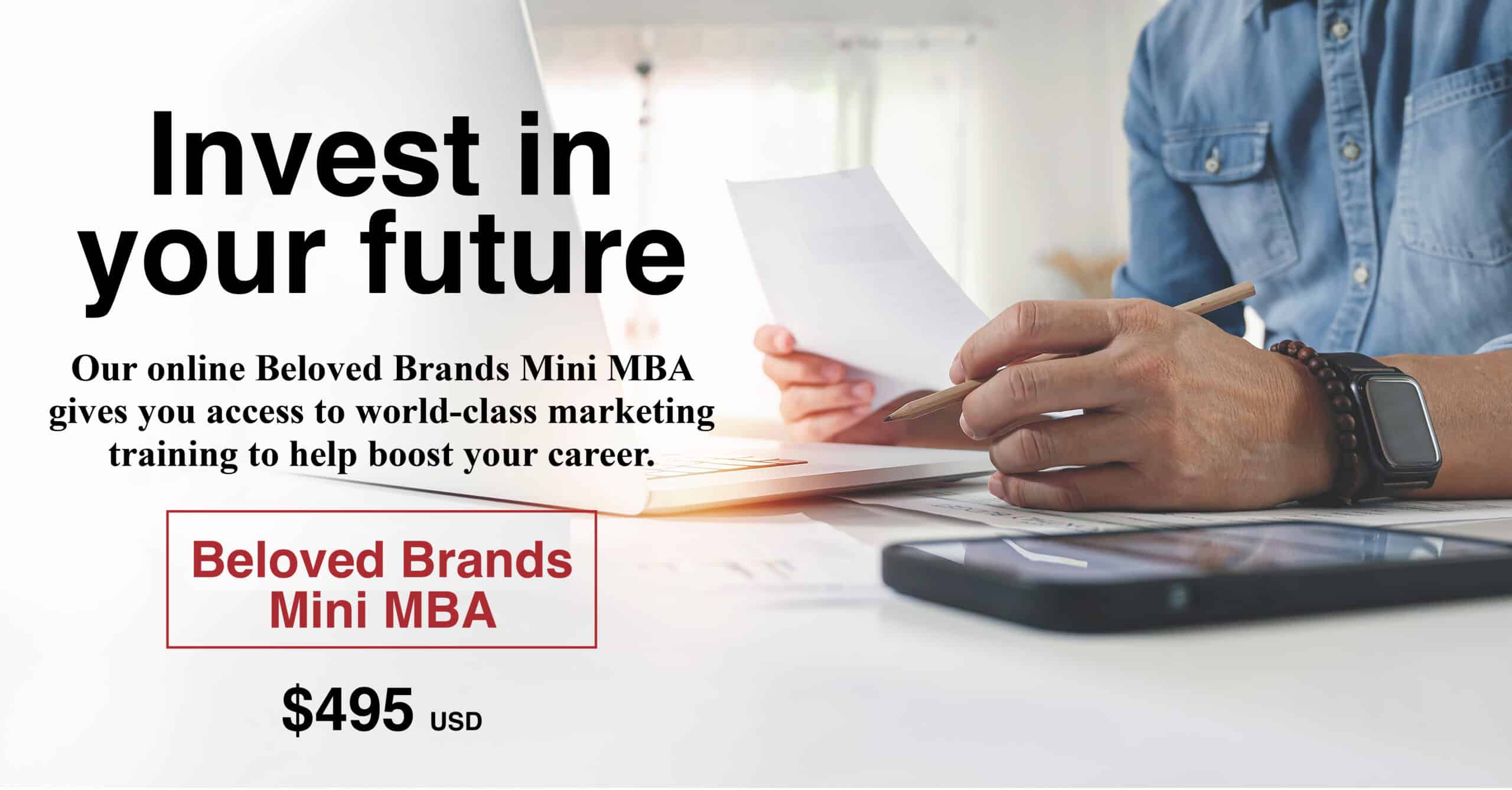 Mini MBA brand management, online marketing course, marketing certificate